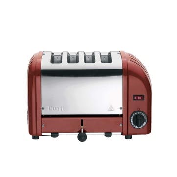 Classic Vario 4 Slot Toaster, Red