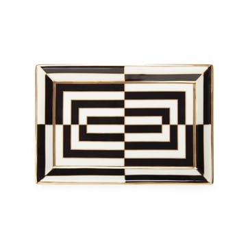 Op Art Rectangle Tray