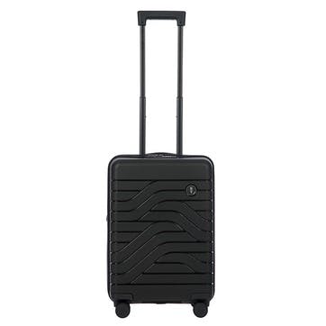 Ulisse expandable trolley suitcase 55cm, Black