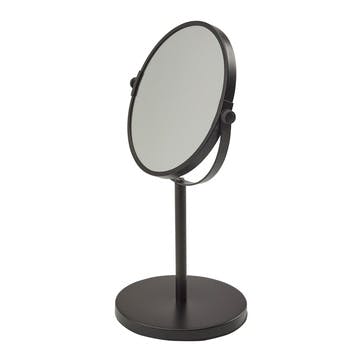 Beau Beauty Mirror, D19.5cm Black