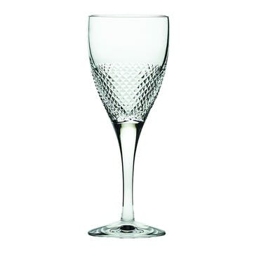 Tiara Set of 2 Wine Glasses 280ml, Clear