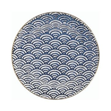 Satori Side Plate, Seigaiha Wave