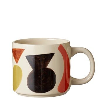 Mug, H9 x D10cm, Donna Wilson, Clachan, Multi