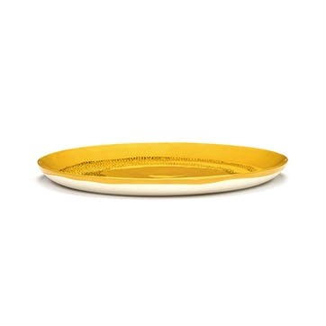 Ottolenghi, Medium Serving Platter, Yellow and Black