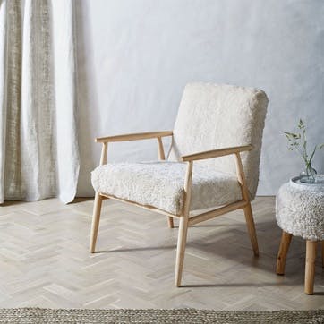 Sheepskin Chair , Pearl