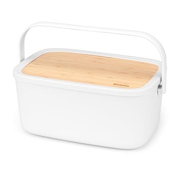 Nic Bread Bin, Light Grey