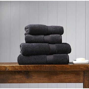 Pair of bath towels, 75 x 137cm, Christy Home, Supreme Hygro