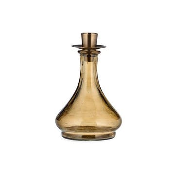 Sirsa Tapered Candlestick H13cm, Sepia