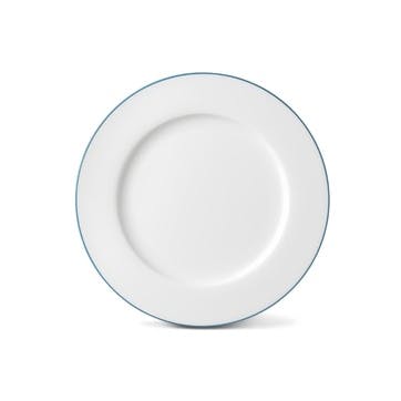 Rainbow Dinner Plate, Teal