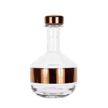 Whiskey decanter, W13 x H23cm, Tom Dixon, Tank, glass
