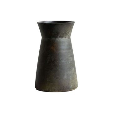 Kew Eclectic Orangery Handthrown Vase D20cm, Bronze