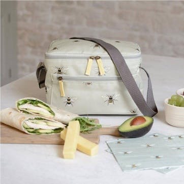'Bees' Oilcloth Lunch Bag