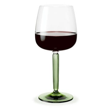 Hammershøi Set of 2 Red Wine Glasses 490ml, Green