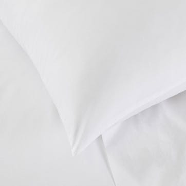Savoy Housewife Pillowcase, Standard, White