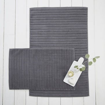 Hydrocotton Bath Mat, Medium, Slate