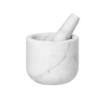 Marina Pestle & Mortar, White