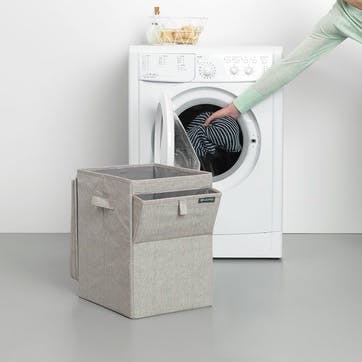Stackable Laundry Box, 35 Litre, Grey