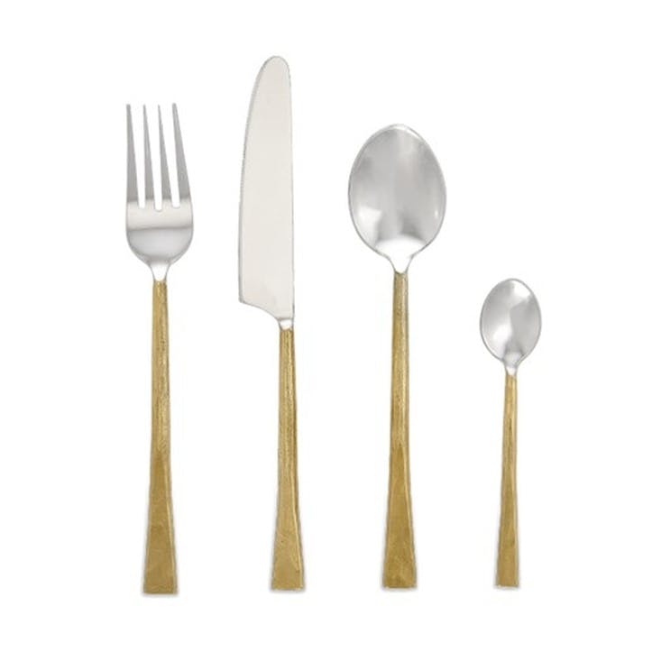 Usa Cutlery, Brushed Gold, Set of 16