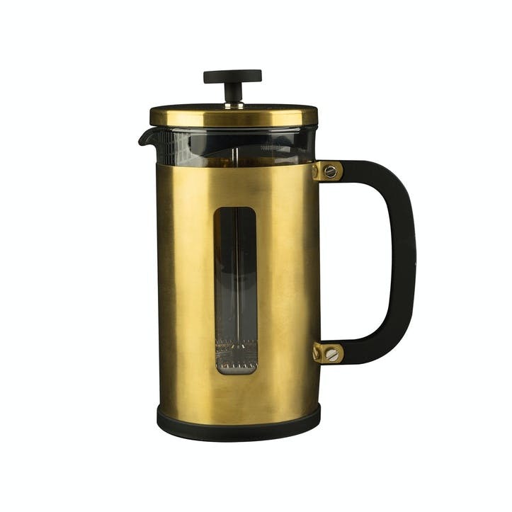 Edited Pisa Cafetiere Brushed Gold, 3 Cup