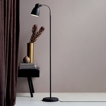 Adrian Floor Lamp H143cm, Anthracite Grey