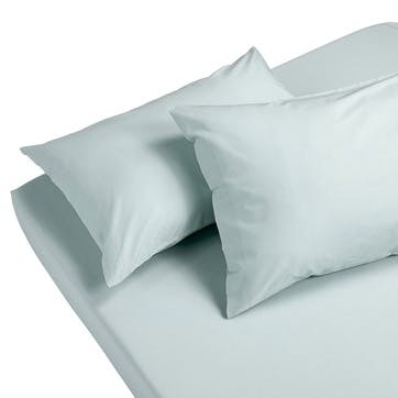 Egyptian Pair of Standard Pillowcases, Duck Egg