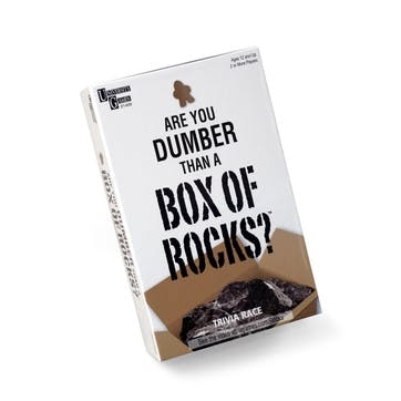 Are you Dumber than a Box of Rocks Trivia Game