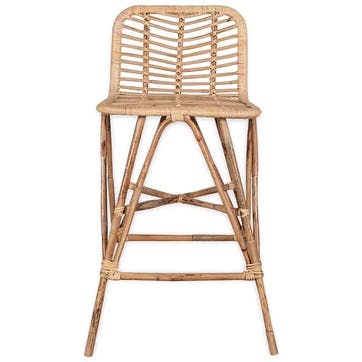 Taung Rattan Counter Chair, Natural