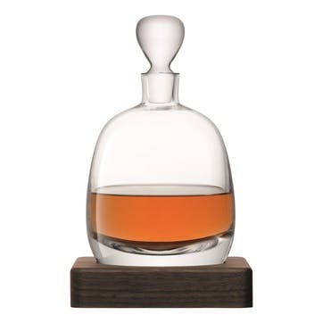 LSA Islay Decanter 1L & Walnut Base