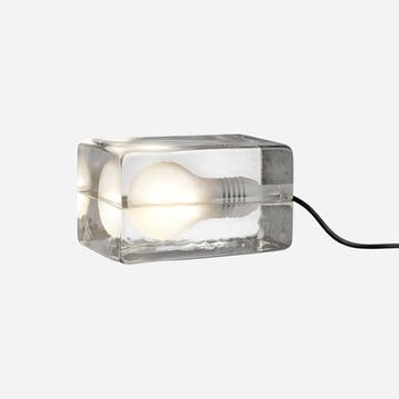 Block, Mini Lamp, Clear