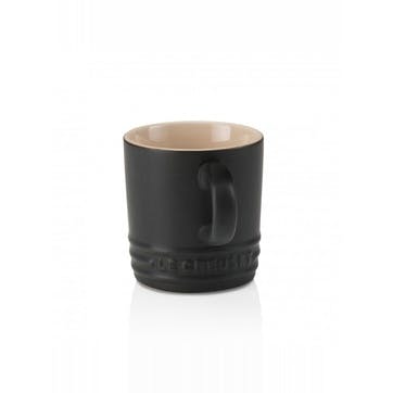 Stoneware Espresso Mug; Satin Black