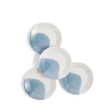 Signature 1815 Set of 4 Plates D24cm, Blue