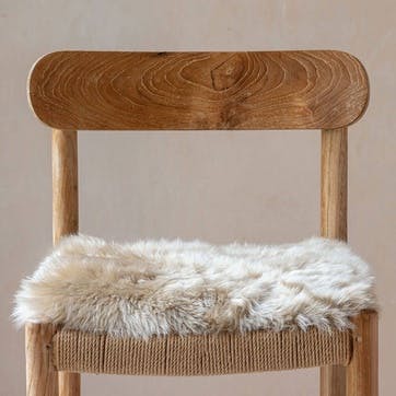 Square Sheepskin Seat Pad 37 x 37cm, Butterscotch