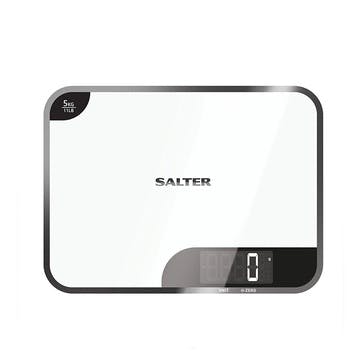 Super Clear Glass Scale, White