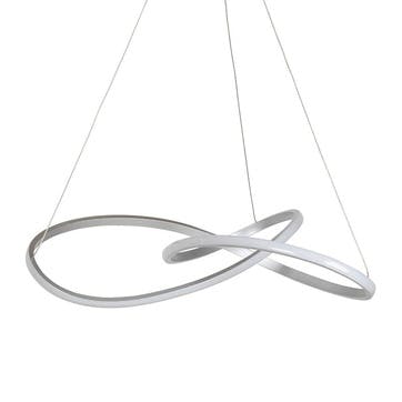 Ribbon LED Ceiling Pendant  H15cm, Silver