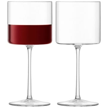 Otis Red Wine Glasses Set of 2 310ml, Clear