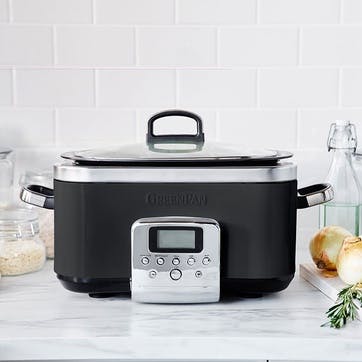 Non-Stick Slow Cooker, 6L, Black