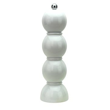 Bobbin Salt & Pepper Grinder H24cm, White