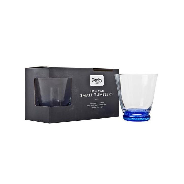Imperial Blue Set of 2 Small Tumblers, 250ml