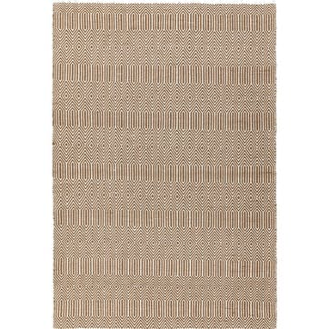 Sloan ethnic flatweave runner 160 x 230cm, Taupe