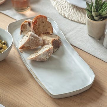 Ithaca Serving Tray, White
