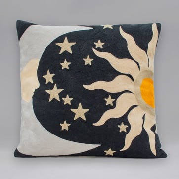 Cushion, 45 x 45cm, Casacarta, The Galaxy, silver/gold