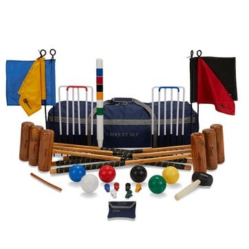 Pro 6 Player Croquet Set with Nylon Bag