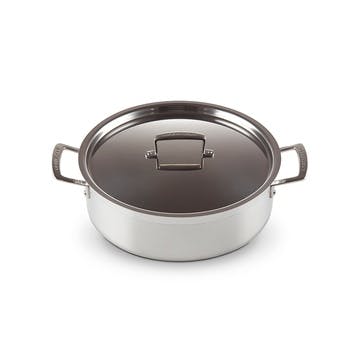 Sauteuse, 28cm, Le Creuset, 3 Ply Stainless Steel