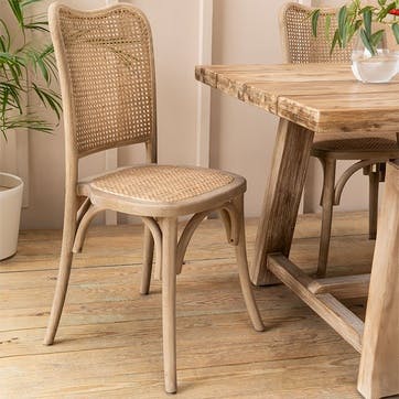 Fairlight Set of 2 Dining Chairs, Rattan