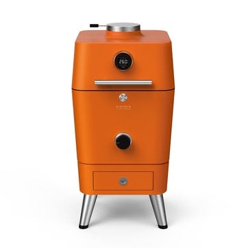 4k Electric Ignition Charcoal Outdoor Oven, Orange