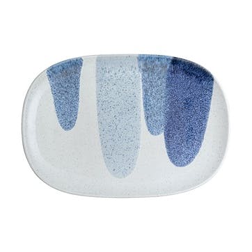 Studio Accent Oblong Platter 22.5 x 34 cm, Blue