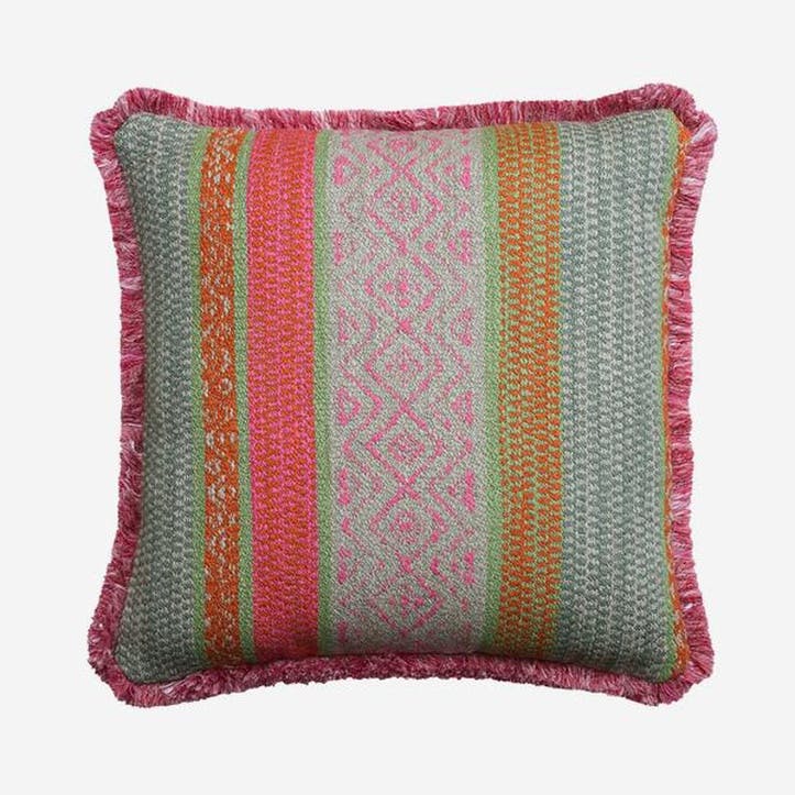Andrew Martin Square Cushion, 55 x 55cm, Pink