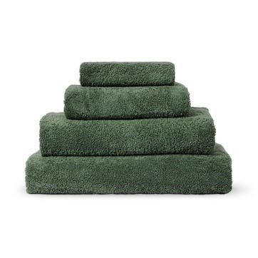 Plain Organic Cotton Bath Towel, Elm Green