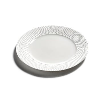 Nido Set of 4 Plates D24cm, White