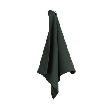 Herringbone Set of 4 Napkins 30 x 40cm, Dark Green